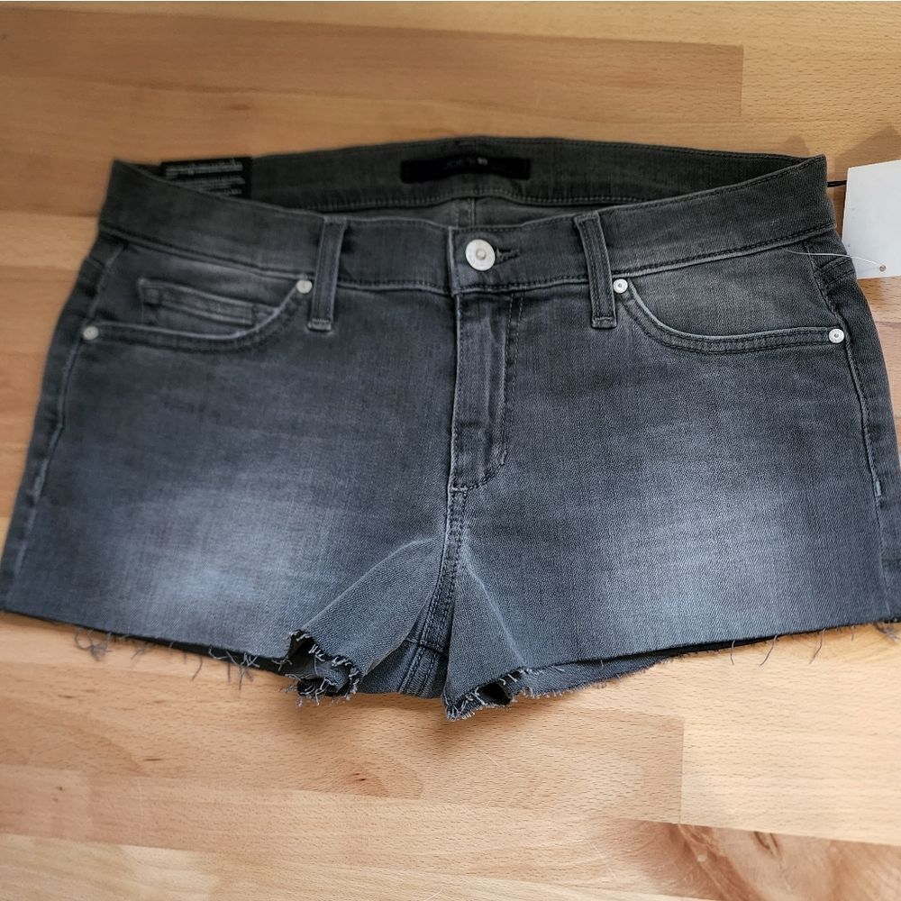 Joe's cut off gray denim shorts